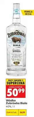 Biedronka Wódka Żubrówka Biała oferta