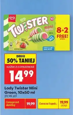 Biedronka Lody Mini Green oferta