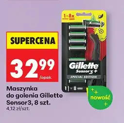 Biedronka Maszynka do golenia Sensor3, 8 szt oferta