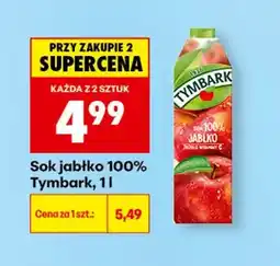 Biedronka Sok jabłko 100% oferta