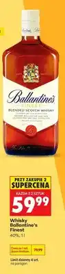 Biedronka Whisky Ballantine's Finest oferta