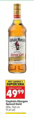 Biedronka Rum Captain Morgan Spiced Gold oferta