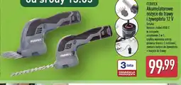 ALDI Ferrex Akumulatorowe nożyce do trawy i żywopłotu 12 V oferta