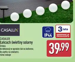 ALDI Casalux Lańcuch świetlny solarny oferta