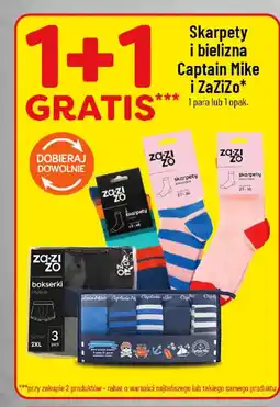 Polomarket Skarpety i bielizna Captain Mike i ZaZiZo oferta