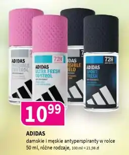 Drogerie Polskie Adidas damskie i męskie antyperspiranty w rolce oferta