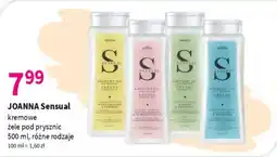 Drogerie Polskie Joanna sensual kremowe żele pod prysznic oferta