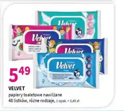 Drogerie Polskie Velvet papiery toaletowe nawilżane oferta