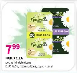 Drogerie Polskie Naturella podpaski higieniczne duo pack oferta