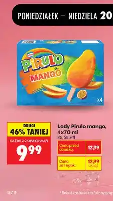 Biedronka Lody mango oferta