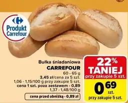 Carrefour Bułka śniadaniowa CARREFOUR oferta