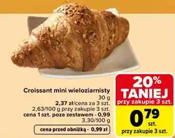 Carrefour Croissant mini wieloziarnisty oferta