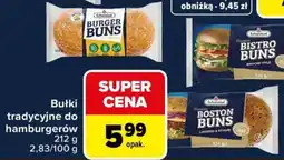 Carrefour Bułki tradycyjne do hamburgerów oferta