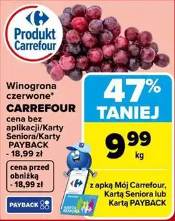 Carrefour Winogrona czerwone CARREFOUR oferta