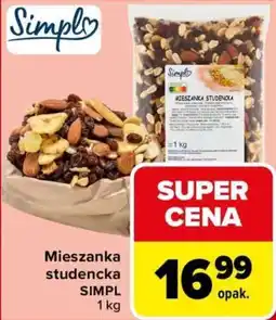 Carrefour Mieszanka studencka SIMPL oferta