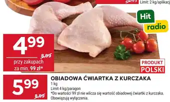 Obiadowa ćwiartka z kurczaka