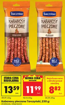 Biedronka Kabanosy pieczone Tarczyński oferta