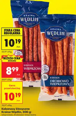 Biedronka Kabanosy klasyczne Kraina Wędlin oferta