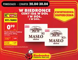 Biedronka Masło Ekstra z Polskiej Mleczarni oferta
