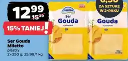 Netto Ser Gouda Miletto plastry oferta