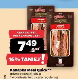 Netto Kanapka Meal Quick** (różne rodzaje) oferta