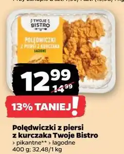 Netto Polędwiczki z piersi z kurczaka Twoje Bistro pikantne łagodne oferta