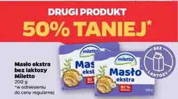 Netto Masło ekstra bez laktozy Miletto oferta