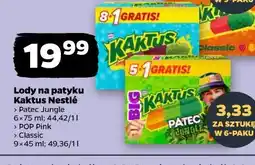 Netto Lody na patyku Kaktus Nestlé oferta