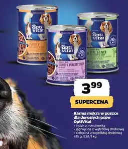 Netto Karma mokra w puszce dla dorosłych psów OptiVital oferta