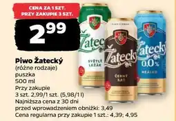 Netto Piwo Żatecký (różne rodzaje) oferta