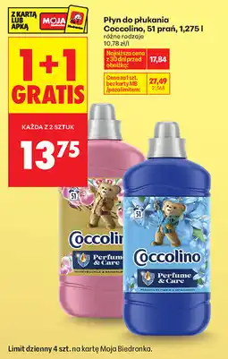 Biedronka Płyn do płukania Coccolino, 51 prań oferta