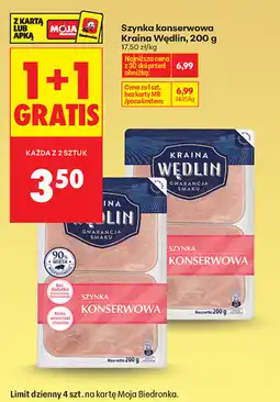 Biedronka Szynka konserwowa Kraina Wędlin oferta