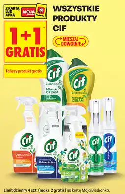 Biedronka WSZYSTKIE PRODUKTY CIF oferta