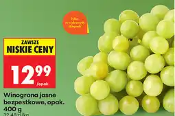 Biedronka Winogrona jasne bezpestkowe, opak oferta