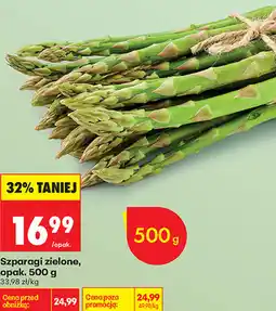 Biedronka Szparagi zielone, opak oferta
