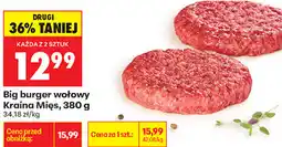 Biedronka Big burger wołowy Kraina Mięs oferta