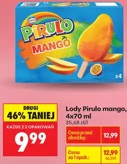 Biedronka Lody Pirulo mango oferta