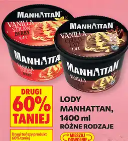 Biedronka LODY MANHATTAN, 1400 ml RÓŻNE RODZAJE oferta
