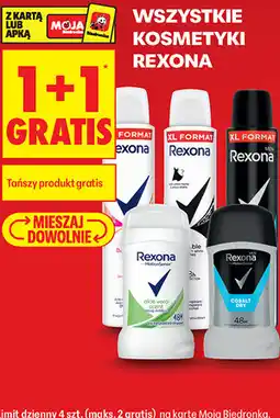 Biedronka WSZYSTKIE KOSMETYKI REXONA oferta