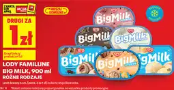 Biedronka LODY FAMILIJNE BIG MILK, 900 ml RÓŻNE RODZAJE oferta