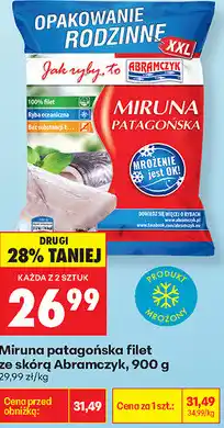 Biedronka Miruna patagońska filet ze skórą Abramczyk oferta