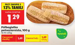 Biedronka Półbagietka pełnoziarnista oferta