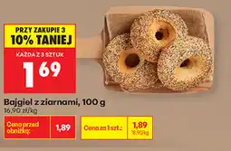 Biedronka Bajgiel z ziarnami oferta