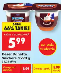 Biedronka Deser Danette Snickers oferta