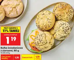 Biedronka Bułka śniadaniowa z ziarnami oferta