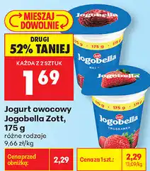 Biedronka Jogurt owocowy Jogobella Zott, 175 g różne rodzaje oferta