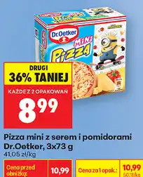 Biedronka Pizza mini z serem i pomidorami Dr.Oetker oferta
