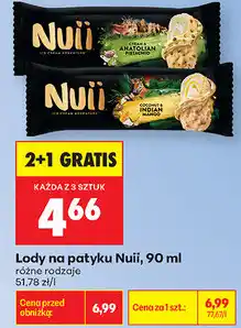 Biedronka Lody na patyku Nuii oferta