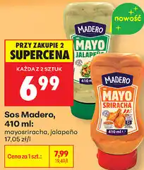 Biedronka Sos Madero, 410 ml: mayosriracha, jalapeño oferta