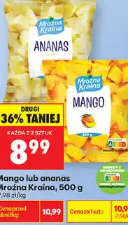 Biedronka Mango lub ananas Mroźna Kraina oferta
